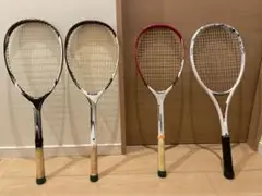 軟式テニスラケット4本セット（ジオブレイク50S含む）