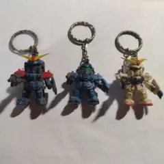 SDガンダム　プライズキーホルダー　ブルーディスティニー3種