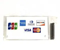 非売品・未開封■クレジットカード マルチロゴディスプレイ■JCB・VISA・看板