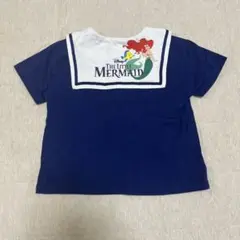 リトシー　リトルマーメイド　90cm セーラー襟半袖Tシャツ　プリンセス