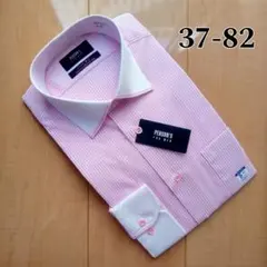 PERSON'S for MEN ピンクストライプ ドレスシャツ