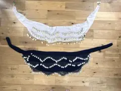 ベリーダンス コインスカーフ　2枚セット