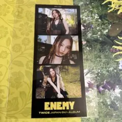 TWICE ENEMY B盤 封入3カットフォト ナヨン