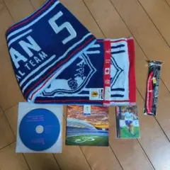 2002 FIFA WORLD CUP　CD タオルマフラー等まとめ売り