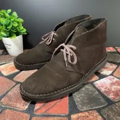 【美品】クラークス デザートブーツ US9.5 ブラウン