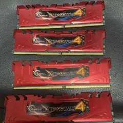 G.SKILL RipJaws 4 16GB メモリー 4枚セット