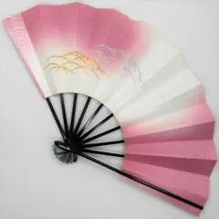 扇子　舞扇子　金銀つゆ芝　紫