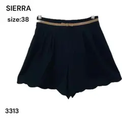 シェラ　SIRRRA パンツ　ショート　黒　38 かわいい　レディース