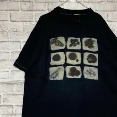 USA製90sヴィンテージTシャツ！シングルステッチ　ブラック半袖古着XL716