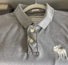 【抱き合わせ買い相談】Abercrombie & Fitch グレー ポロシャツ