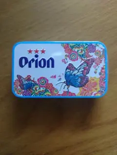 Orion 空き缶 蝶と花のデザイン 16g