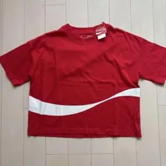 Coca-Cola クロップドTシャツ 赤