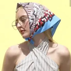 MAISON SPECIAL Illustration Flower Scarf
