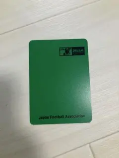 サッカー審判用緑色カード RESPECT グリーンカード