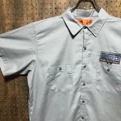 ディッキーズ　ワークシャツ　企業　半袖　グレー　2XL　SMA458