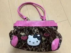 ハローキティ ヒョウ柄トートバッグ