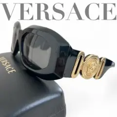 2025年最新】VERSACE ブラック メドゥーサ ビギー サングラスの