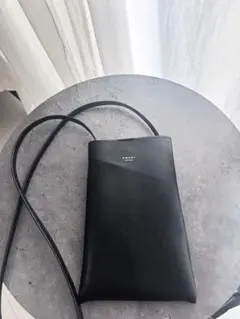 AMERI VINTAGE ブラックショルダーバッグ