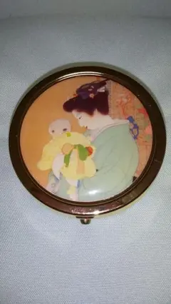 ミニソーイングセット ヒンジボックス 上村松園の絵