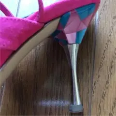 セルジオロッシ ★ピンクスエード サンダル★ 35 1/2 可愛い