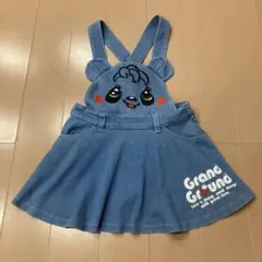 グラグラ デニムジャンパースカート 110cm