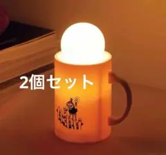 ♬+【新品】MOOMIN ムーミン リトルミィ&ニョロニョロ お部屋ライト 2個