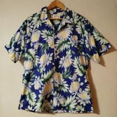 アロハシャツ ハワイ製 Lサイズ ココナッツボタン