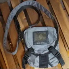DIESEL ディーゼル　グレー ショルダーバッグ　y2k