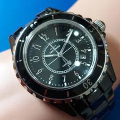 【新品・未使用】 TECHNOS テクノス ブラックセラミック T9A61BB