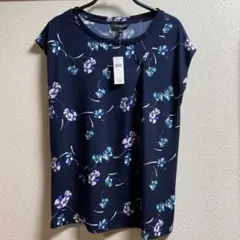 【新品・未使用】BANANA REPUBLIC 花柄半袖シャツ