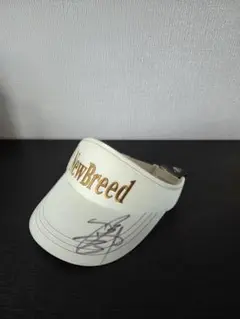 NewBreed ホワイトバイザー サイン入り 渡辺司プロ