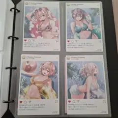 カッコウの許嫁 23巻　購入特典イラストカード ４種コンプセット