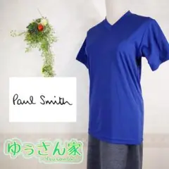 美品 Paul Smith 半袖 カットソー くすみブルー