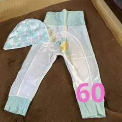 60 パンツ&帽子　H&M ベビー　キッズ
