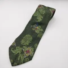 花柄 緑色 ネクタイ ARNYS paris