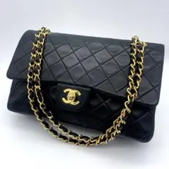 CHANEL シャネル マトラッセ ラムスキン ダブルフラップ 20番台