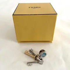 FENDI フェンディ ピンズ チャームシルバー×ゴールド 正規