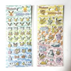 ポケモン　プチプチシール3 ⭐︎ 2種セット