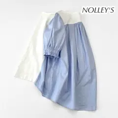 NOLLEY'S ノーリーズ 切り替えプルオーバーカットソー 異素材 38
