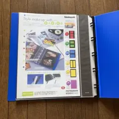 Nakabayashi デジタルプリントアルバム フォトホルダー/カキコ 青