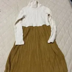 未使用　BREEZE ワンピース 140 ニットプリーツ