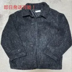 WYM SHAGGY SHORT SOUTIEN COLLAR BLOUSON