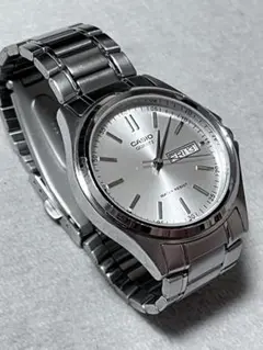 【美品・電池交換済】CASIO MTP-1239DJ／クォーツ／シルバー