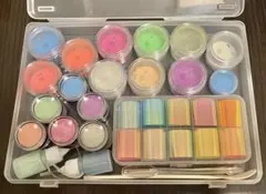 レジン　ネイル　蓄光パウダー　オーロラフィルム　詰め合わせ
