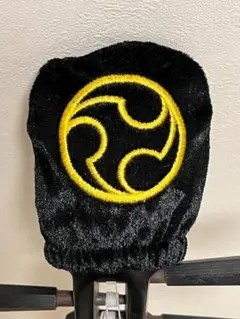 沖縄三線用 天キャップ 黒御紋