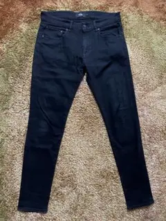 美品　アズール　黒 スキニーパンツ Lサイズ