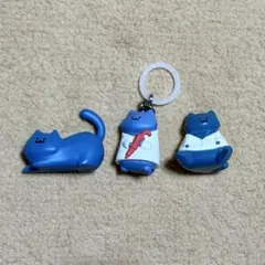 お文具といっしょ 猫さんフィギュア 3個セット