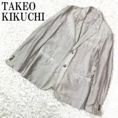 TAKEO KIKUCHI テーラードジャケット グレーストライプ 2 B645