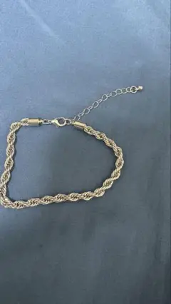 シルバー　ロープチェーン ブレスレット　20cm
