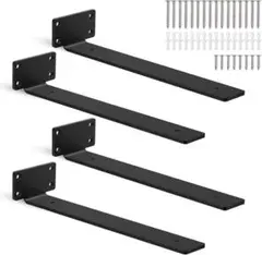 HIMOMO 棚受け金具 4個セット 隠し棚受け 荷重90KG以上